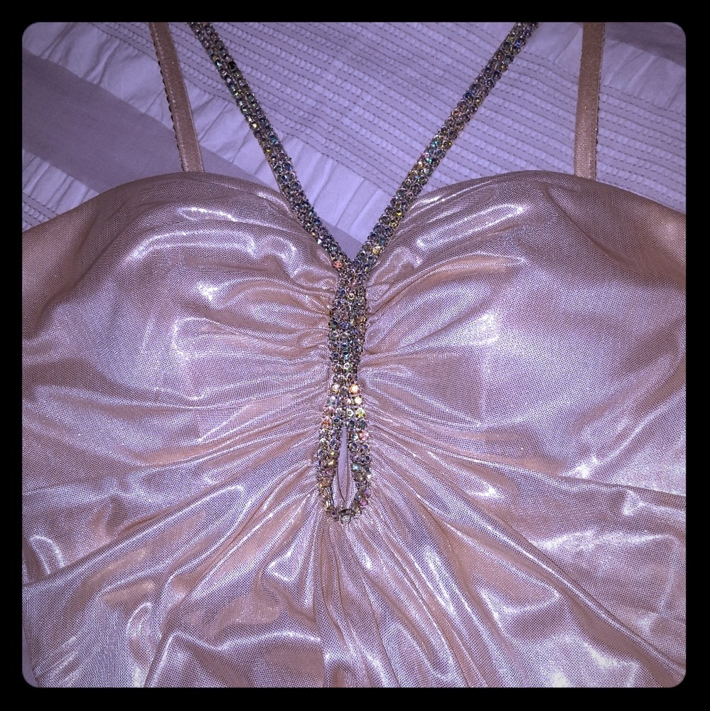 Full length formal evening gown